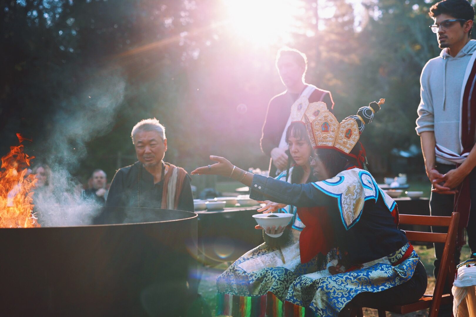 Tara practice — fire puja