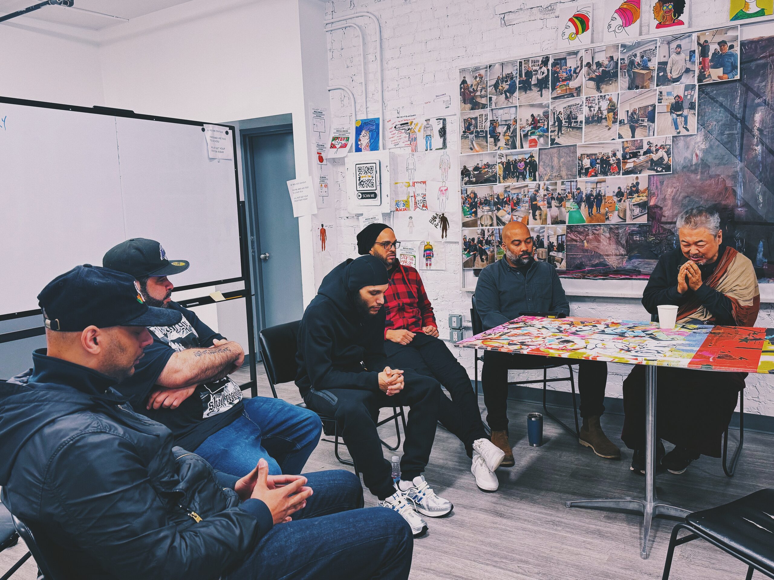Exodus reentry meditation class — group meeting